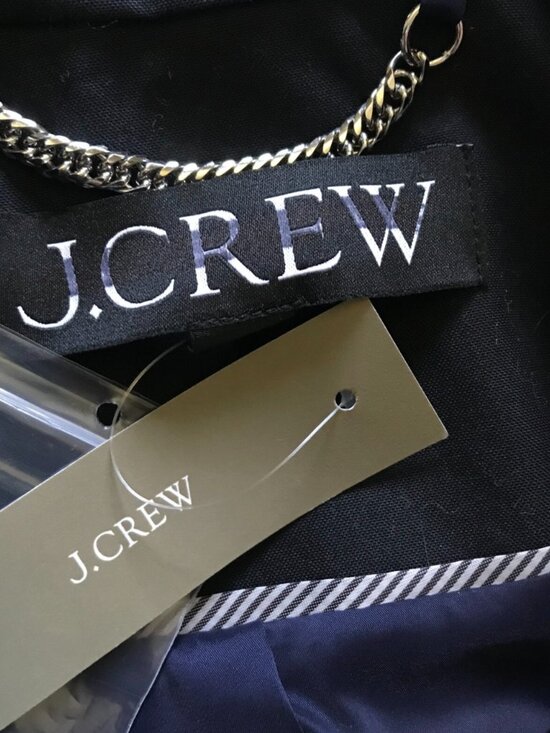 NWT JCREW NEW Icon Trench Coat Womens 4 P Petite Black Hooded Belt Jacket BF458 - Picture 4 of 12